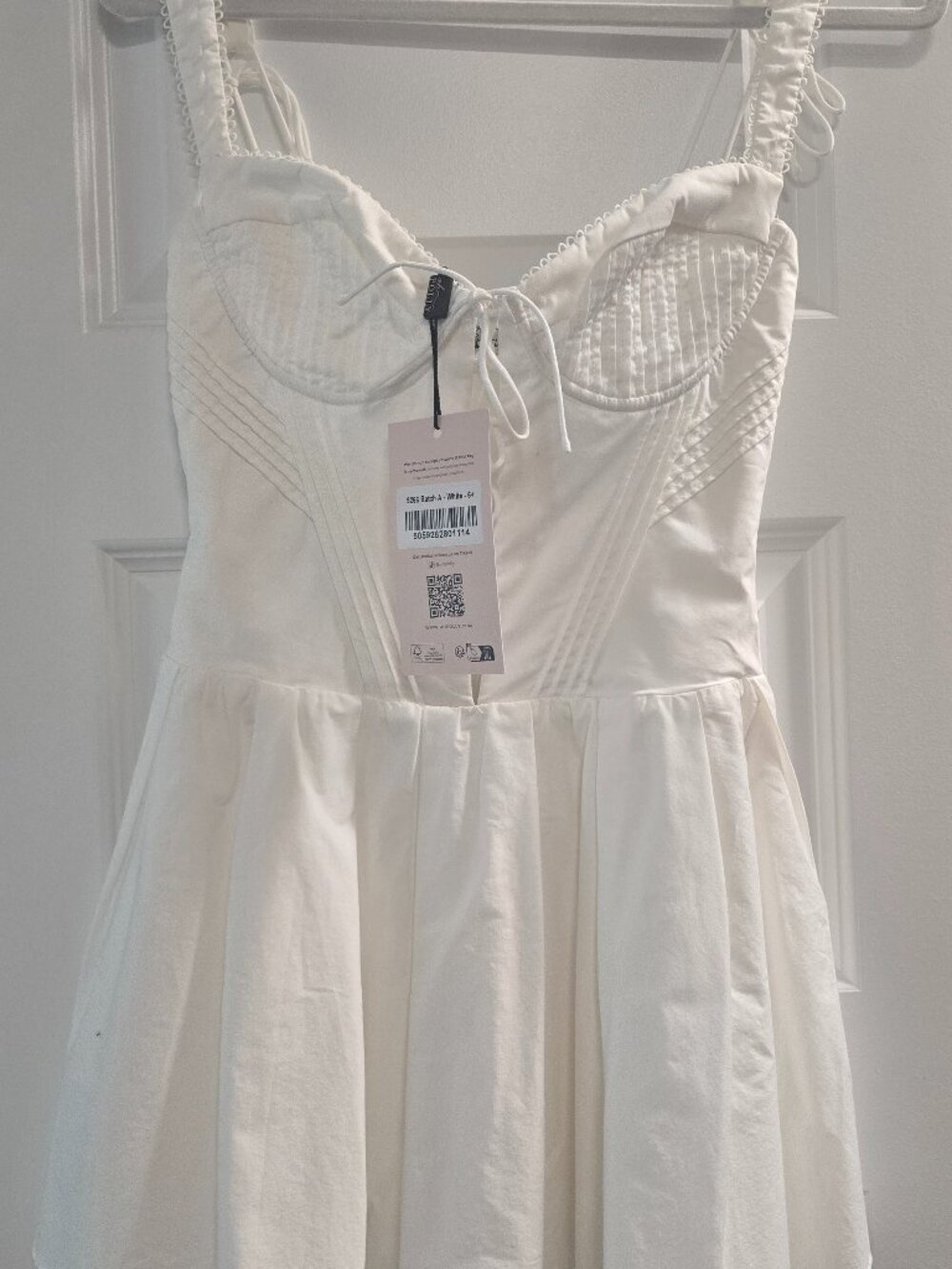 Oh Polly White Corset Mini Dress – NWT Size 6